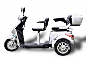 Eco Engel 503 Silber Elektromobil 1000 Watt, 25 km/h, Zweisitzer