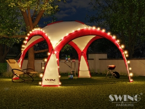 Event Pavillon XXL DomeShelter Partyzelt Faltpavillon