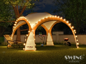 Event Pavillon XXL DomeShelter Partyzelt Faltpavillon