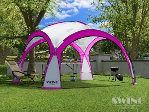 Event Pavillon XXL DomeShelter Partyzelt Faltpavillon