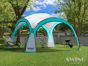 Event Pavillon XXL DomeShelter Partyzelt Faltpavillon