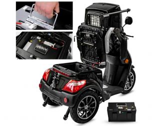 Rolektro, E-Trike 25 V.3 Lithium Akku, 1000 Watt Schwarz