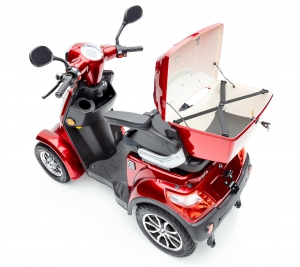 ECONELO JL4000,1000 Watt Lithium Akku, 25 km/h Rot