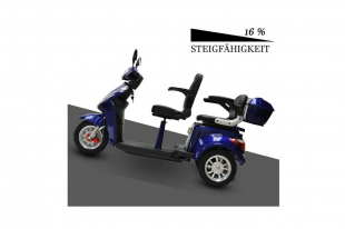 Eco Engel 503 Elektromobil  Blau, 1000 Watt, 25 km/h