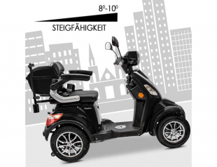 Rolektro E-Quad 25 V.3 Lithium Schwarz, 1000 Watt, 25 km/h