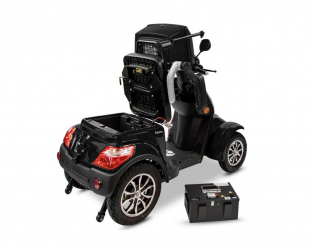 Rolektro E-Quad 25 V.3 Lithium Schwarz, 1000 Watt, 25 km/h