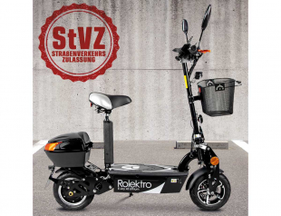 Rolektro E-Joy 45 Lithium, Schwarz, 1000 Watt, 45 km/h