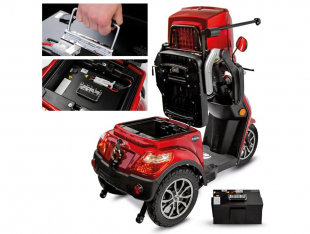 Rolektro, E-Trike 15 V.3 Lithium, Rot, 15 km/h, 1000 Watt