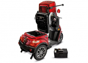 Rolektro, E-Trike 15 V.3 Lithium, Rot, 15 km/h, 1000 Watt