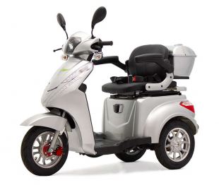 ECO ENGEL 501 Silber mit 20 Ah Li-Io Akku, Senioren Roller, 25 km/h, E Trike