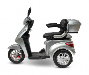 ECO ENGEL 501 Silber mit 20 Ah Li-Io Akku, Senioren Roller, 25 km/h, E Trike