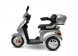 ECO ENGEL 501 Silber mit 30 Ah Li-Io Akku, Senioren Roller, 25 km/h, E Trike