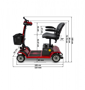 Rolektro E-Quad 6 Blei-Gel, 6km/h Rot