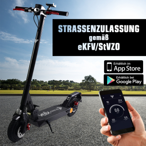 Velix E-Kick 20, V.2021 E-Scooter nach EkFV Lithium Batterie