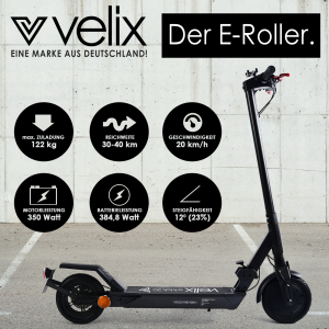 Velix E-Kick 20, V.2021 E-Scooter nach EkFV Lithium Batterie