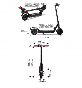 Velix E-Kick 20, V.2021 E-Scooter nach EkFV Lithium Batterie