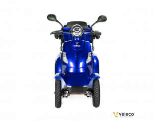 VELECO FASTER Seniorenmobil 4-Rad, 1000W, 12 km/h, Blau