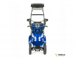 Veleco FASTER Seniorenmobil mit Dach, 1000W,4-Rad, 12 km/h Blau