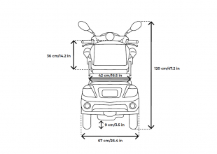 VELECO Faster Seniorenmobil Lithium-Ionen Akku 4-Rad, 1000W, 12 km/h