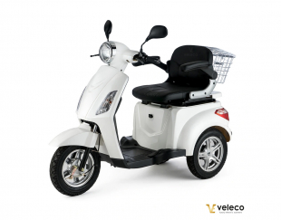 VELECO ZT15 Seniorenmobil 3-Rad 900W, 12 Km/h Wei