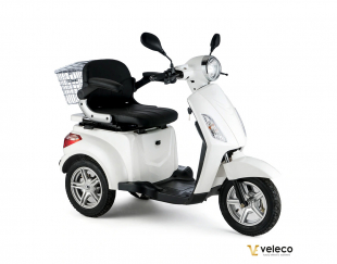 VELECO ZT15 Seniorenmobil 3-Rad 900W, 12 Km/h Wei