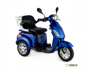 VELECO ZT15 Seniorenmobil 3-Rad 900W, 12 Km/h Blau