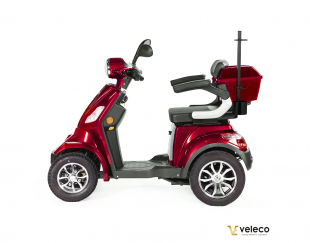 VELECO Faster Seniorenmobil Lithium-Ionen Akku 4-Rad, 1000W, 12 km/h