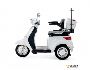 VELECO CRISTAL Elektroroller Seniorenmobil 12 km/h, Wei