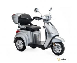 VELECO CRISTAL Elektroroller Seniorenmobil 12 km/h, Silber