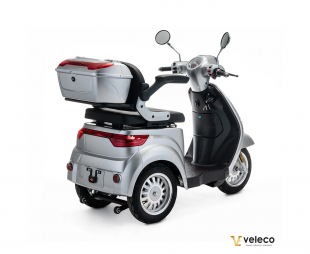 VELECO CRISTAL Elektroroller Seniorenmobil 12 km/h, Silber