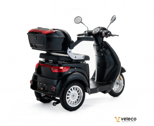 VELECO CRISTAL Elektroroller Seniorenmobil 12 km/h, Schwarz