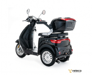 VELECO CRISTAL Elektroroller Seniorenmobil 12 km/h, Schwarz