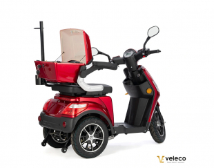 Veleco Draco E-Roller, 3 Rdern 800W, 12 km/h, Rot