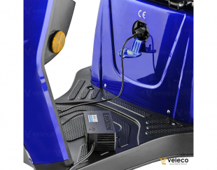 VELECO Turris mit Dach, Blau, 3 rad, 800W, 12 km/h