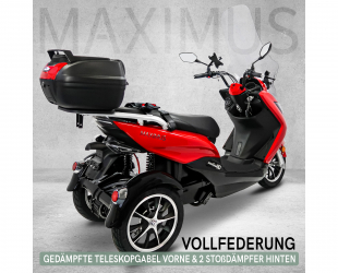 Elektroroller Maximus, 3-Rad E-Mobil MX3-25 - 25 km/h, 60V-32,5Ah Lithium Akku