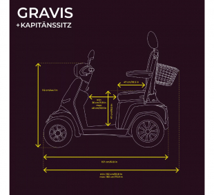 Veleco GRAVIS Elektromobil mit Kapitnssitz 12 km/h