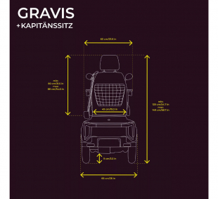 Veleco GRAVIS Elektromobil mit Kapitnssitz 12 km/h