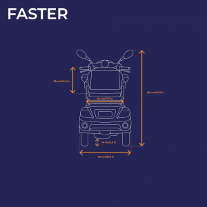 Veleco FASTER Elektromobil mit Kapitnssitz Lithium-Akku