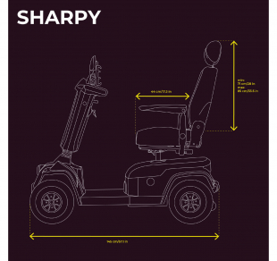 Veleco SHARPY mit drehbarem Kapitnssitz 12 km/h