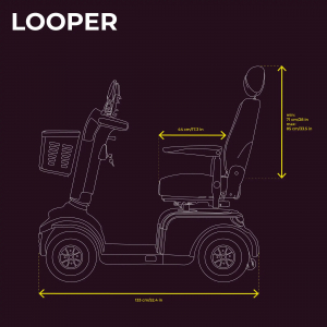 Veleco LOOPER Elektromobil, 12 km/h, 4 Rder