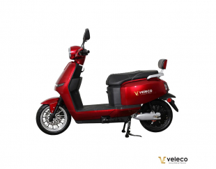 Veleco Sparky Elektromoped 2000W, 45 km/h, Rot