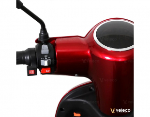 Veleco Sparky Elektromoped 2000W, 45 km/h, Rot