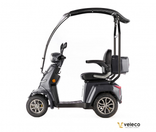 Veleco GRAVIS Seniorenmobil mit Dach, 12 km/h, 1000W Lithium-Akku