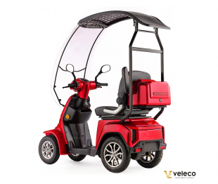 Veleco GRAVIS Seniorenmobil mit Dach, 12 km/h, 1000W Lithium-Akku