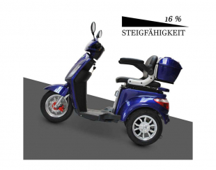 Seniorenmobil ECO Engel 500 Blau, 1000 Watt, 25 km/h