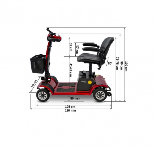 Elektromobil Rolektro E-Quad 6 V.3 Lithium, Rot, 6 km/h