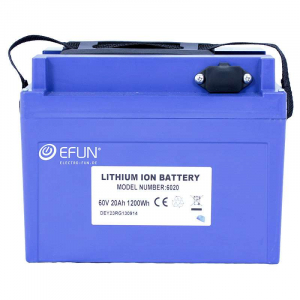 Li-Ion Akku 60 Volt 20 Ah fr Elektromobile, Seniorenmobile und mehr (Blau)