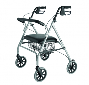 Trendmobil XL Rollator R225 inkl. Korb & Stockhalter, bis 225kg