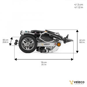 Veleco COSMO faltbarer, ultraleichter Elektro-Rollstuhl