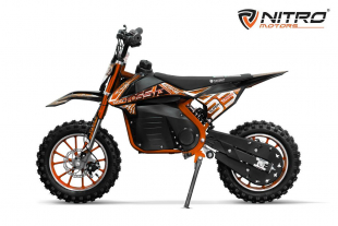 NITRO MOTORS 1000W Eco midi Kinder Dirtbike Fossa Fun 10 Zoll